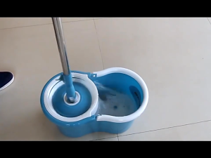 SUNOOM ไม้ถูพื้น ชุดถังปั่นม๊อบ ชุดไม้ม็อบSpin Mop ไม้ถูพื้นสแตนเลส+ถังปั่น ไม้ม็อบอัตโนมัติ พร้อมไม้ถูพื้นและผ้าม๊อบ