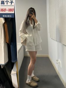 Extended Size Womens Linen Shirt Long Sleeve Loose Fit Summer Anti-Lightweight Slimming Top Casual Style UV Protection