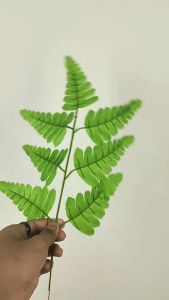 [1 PCS] DAUN PALM PILLOW LEATHER FERN JARI-JARI PLASTIK ARTIFICIAL - DAUN PALEM UNTUK HIASAN PERNIKAHAN MURAH