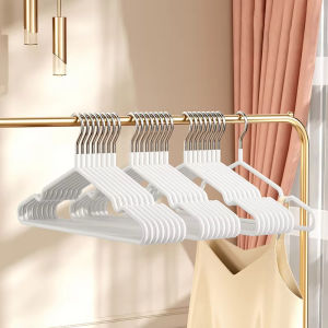 10 Chiếc Móc Treo Quần Áo Bằng Kim Loại Không Trơn Trượt Bền Chắc Tiết Kiệm Không Gian Cho Phòng Ngủ