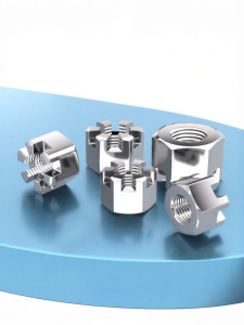 qd | 304 Stainless Steel Hexagonal Slotted Nut