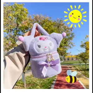 BEEJOY Sanrio Kids Bag Crossbody Bag Children Mini Travel Sling Bag Kuromi Cartoon Girl Women Pouch