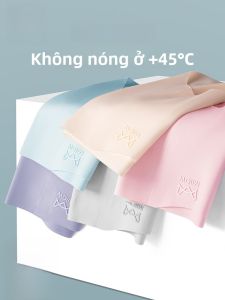 Quần lót nữ MiiOW lụa băng cạp cao thoáng khí không đường may