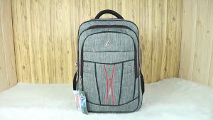 [ COD - RJMEDIA ] Tas Ransel Pria Sekolah Terbaru Alvis Abu Fashionable Ransel Laki Laki SMP SMA Kuliah Bonus Raincover Bahan Kuat Tebal Keren Backpack Cowok Kerja Murah Berkualitas Tas Laptop Hangout Kekinian