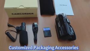 Máy Quay Phim 4K Zoom 18X Hồng Ngoại Camera Vlog Máy Ghi Hình Kỹ Thuật Số Di Động 48MP Dành Cho Phát Trực Tiếp YouTube