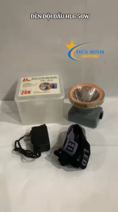 Đèn đội đầu HL6 (3 chế độ sáng) chế độ sáng: mạnh/dịu và nhấp nháy chóa đèn 8cm ánh sáng trắng/vàng
