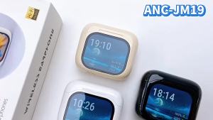 Tai Nghe Không Dây Màn Hình Cảm Ứng Thông Minh Bluetooth 5.4 Với Tính Năng Khử Tiếng Ồn ANC Máy Dịch Thuật AI Màn Hình LCD Hộp Sạc Thời Lượng Pin 60 Giờ