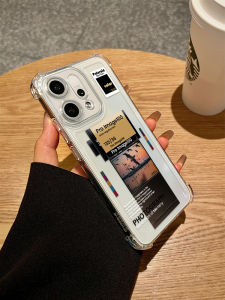 Fabo OPPO Reno15 Phone Case Beach Vintage Film Airbag Anti-fall Transparent Full Cover New Model Creative Good Looking Soft Shell