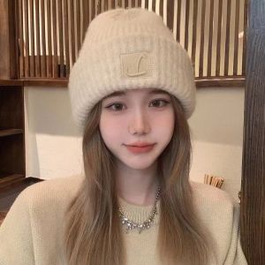 Hearing Protection Knitted Hat Hand Woven Hollow Out Ethnic Style Tassel Ear Protective Warm Winter Headwear for Women