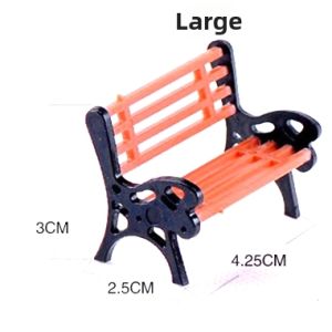 D.I.Y | Mini Simulated PVC Park Bench DIY Sandbox Model