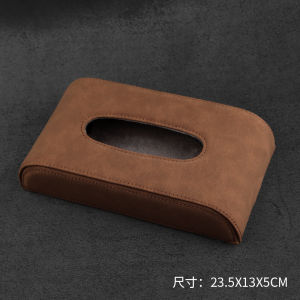 Suede Multi-Functional Hanging Seat Armrest Box Chair Back Tissue Box Car Auto Car Car Audi BMW