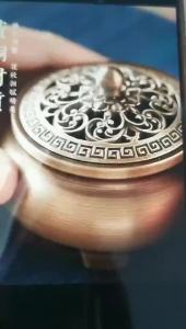 Buddhist Incense Burner Brass Decorative Display
