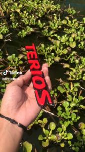 EMBLEM 3 DIMENSI TIMBUL DAIHATSU TERIOS / EMBLEM TULISAN TERIOS LOGO MOBIL