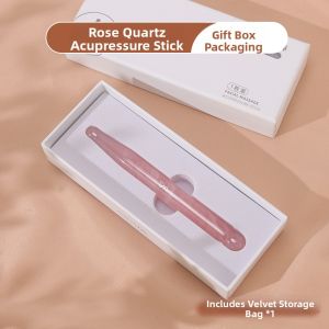 Brainbow | Natural Pink Crystal Jade Eye and Face Massager Beauty Tool