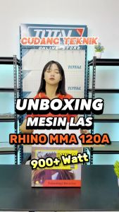 Mesin Las RHINO MMA 120A Trafo Las Inverter 900Watt Rhino Merah 120 Amper