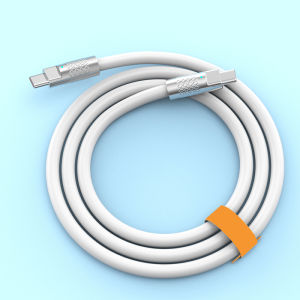 10A 120W Super Fast Charging Cable Liquid Silicone PD Type-C Cable C to C Quick Charging Cable 1/1.5/2M for Xiaomi iPhone