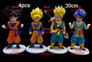 Dragonball Dragon Ball Gohan Trunks 4pcs action display figure set