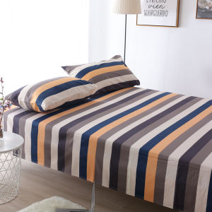 [Slight Flaw Special Offer Big Sale] 100 100% Pure Cotton Twill Bed Sheet One-Piece Plaid Striped Small Floral Cartoon Quilt Sheet