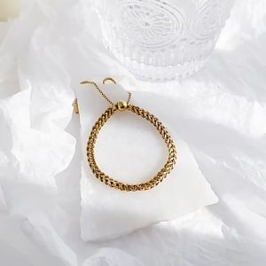 GELANG SERUT TITANIUM PRIA WANITA MODEL ANYAM