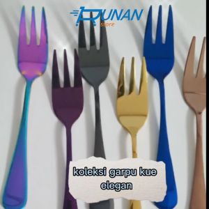 Dessert Fork Hotel Stainless - Garpu Kue Kecil - Garpu Buah