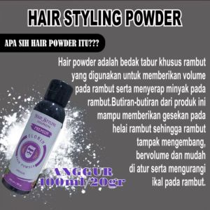 Elorin Hair Powder Pria Serbuk Beraroma 100ml / 20gr