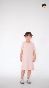 Yobebee Hana Tunik Dress Anak Perempuan Usia 3-5-7-9 Tahun Baju Gaun Babydoll Bayi dan Kids Casual Harian Main Santai Anak Cewek