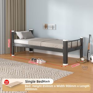 DIBIOU | Double Layered Iron Bed Bunk Beds