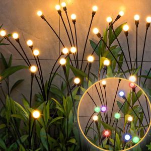 Solar LED Light Outdoor Garden Decoration Landscape Lights Firefly Lawn Lamps Country House Terrace Balcony Decor Lamp