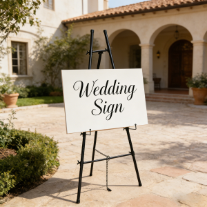 Iron Art Creative Folding Easel Desktop Display Stand Suitable for Photo Frames Oil Paintings and Plaques Office Desk Fixed Stand Wedding Scene Decoration