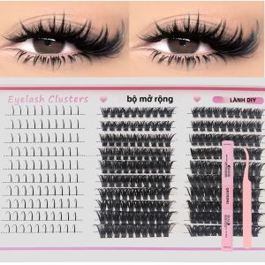 Bộ Dụng Cụ Nối Mi Cat Lashes 228 Chiếc Kèm Keo Nối Mi & Chất Bảo Vệ Dùng Để Nối Mi Tự Làm Tại Nhà