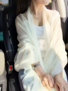 Spring Autumn Lightweight Scarf Shawl Womens Versatile Summer Beach Towel Stylish Fashionable Outerwear for Dresses