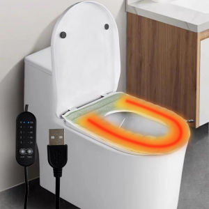 5V 2A USB Heated Warmer Toilet Seat Cover Pad Constant Temperature Adjustable Heating Toilet Seat Covers Cushion Reusable