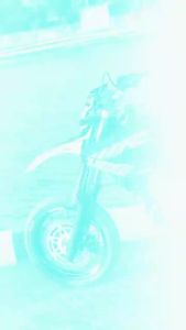 DECAL STIKER CRF 150L TEMA SUPERMOTO bahan Hologram / chrome pelangi (bisa request) design