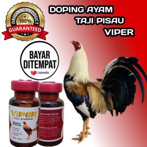 Viper Full Stamina Obat Doping Ayam Original Sabung Pisau Taji Super Jahat