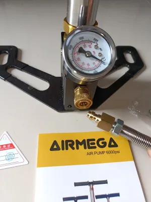 Airmega pcp 3stage pump up to 6000psi new improve less moisture
