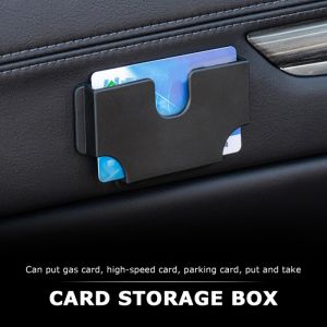 Japan Car Mounted Card Holder Voucher Storage Box Car Refueling High-Speed Card Slot Card Hoider Creative Utensils