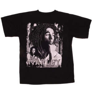 Vintage Bob Marley T-shirt 90s Men Clothes Oversized Y2k Short Sleeve O Neck Graphic Comfortable Male ClothingCasual Cotton Tops