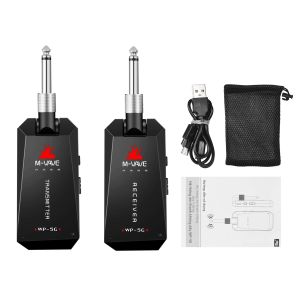 M-VAVE | Hệ Thống Thu Phát Âm Thanh Không Dây M-VAVE Với Cáp Sạc USB - Truyền Tín Hiệu Có Độ Trễ Thấp Cho Biểu Diễn Sân Khấu Phụ Kiện Đàn Guitar Kim Loại