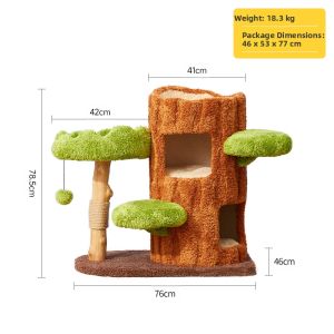 Cmisstree | Luxurious Large Cat Climbing Frame with Den