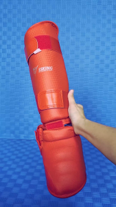 SS King Karate Detachable Velcro Type Shin Guard & Instep Protection