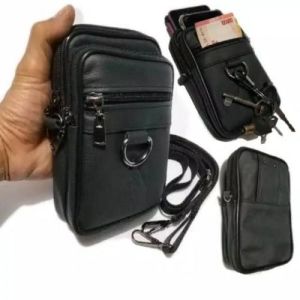Tas Hp Selempang Pria Kulit Sapi Terbaru Model Ring D