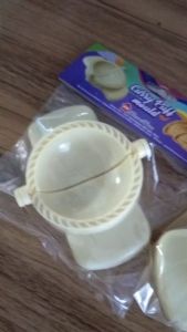 White Curry Puff Mould Acuan Karipap Putih Tebal