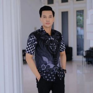 Kemeja Batik Pria Terbaru Lengan Pendek Lapis Furing Bahan Katun