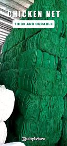 【FREE ROPE】⭐100/200meters⭐⭐MAKAPAL Chicken Net Range Net Chicken Farm Poultry Lambat Ranging Nets Screen Fish Net