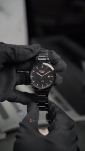 Jam Tangan Pria Christophe Arden CA 2002 MDBIPBA Black Dial Black Stainless Steel Strap