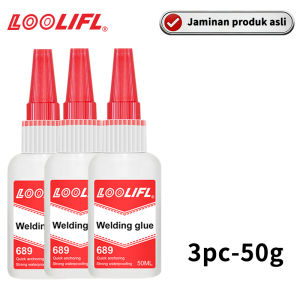 LOOLIFL | LOOLIFL 50g High Strength Welding Oily Super Glue Universal Clear NonMarking Repair Adhesive Instant Glue Strong Fast Super Glue