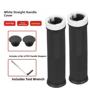 Aluminum Alloy Lockable Rubber Bicycle Handlebar Grips Comfortable Anti-Slip Durable Cycling Equipment Mountain Bike Parts