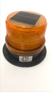 Solar Warning Light LED Strobe Flashing Magnetic Waterproof Emergency Road Safety Beacon Use