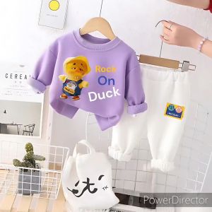 Set Unicorn Atasan & Bawahan & Sweater Anak Perempuan Usia 1-5 Tahun