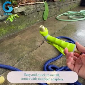 Gbest High Pressure Spray Nozzle Set for Garden Hose Complete Kit with Multiple Adapters Adjustable Flow Patterns Rust-Proof for Car Wash Watering